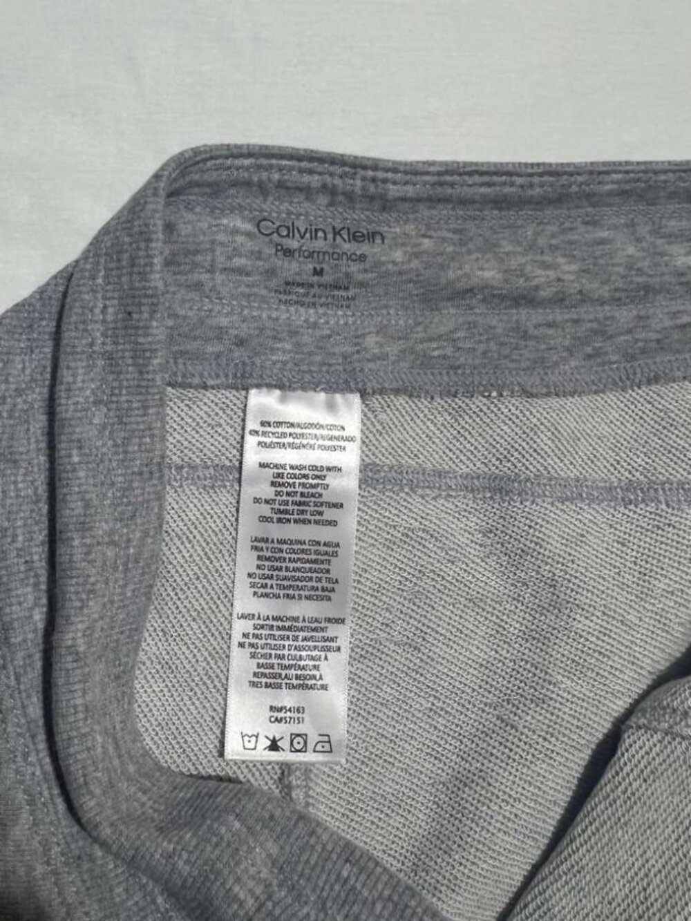 Calvin Klein Performance Gray Lounge Shorts M NWT - Picture 3 of 5